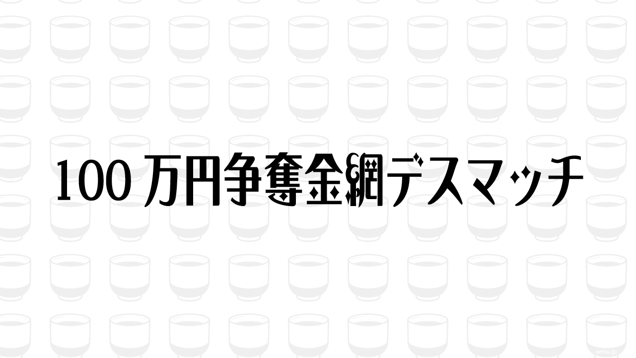 100万円争奪金網デスマッチ